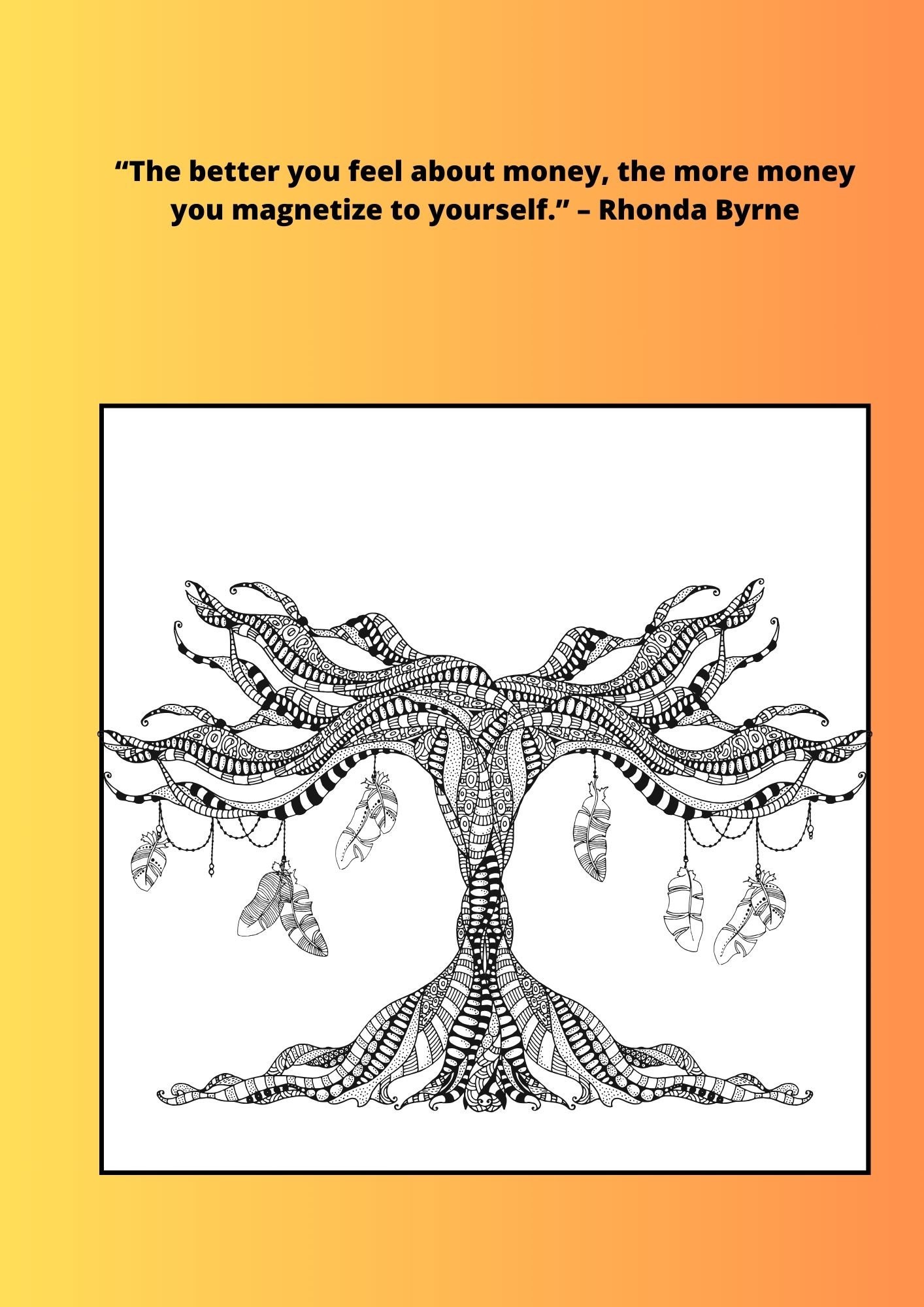 MONEY Attraction and Prosperity Abundance Coloring Book in Pdf Format ...