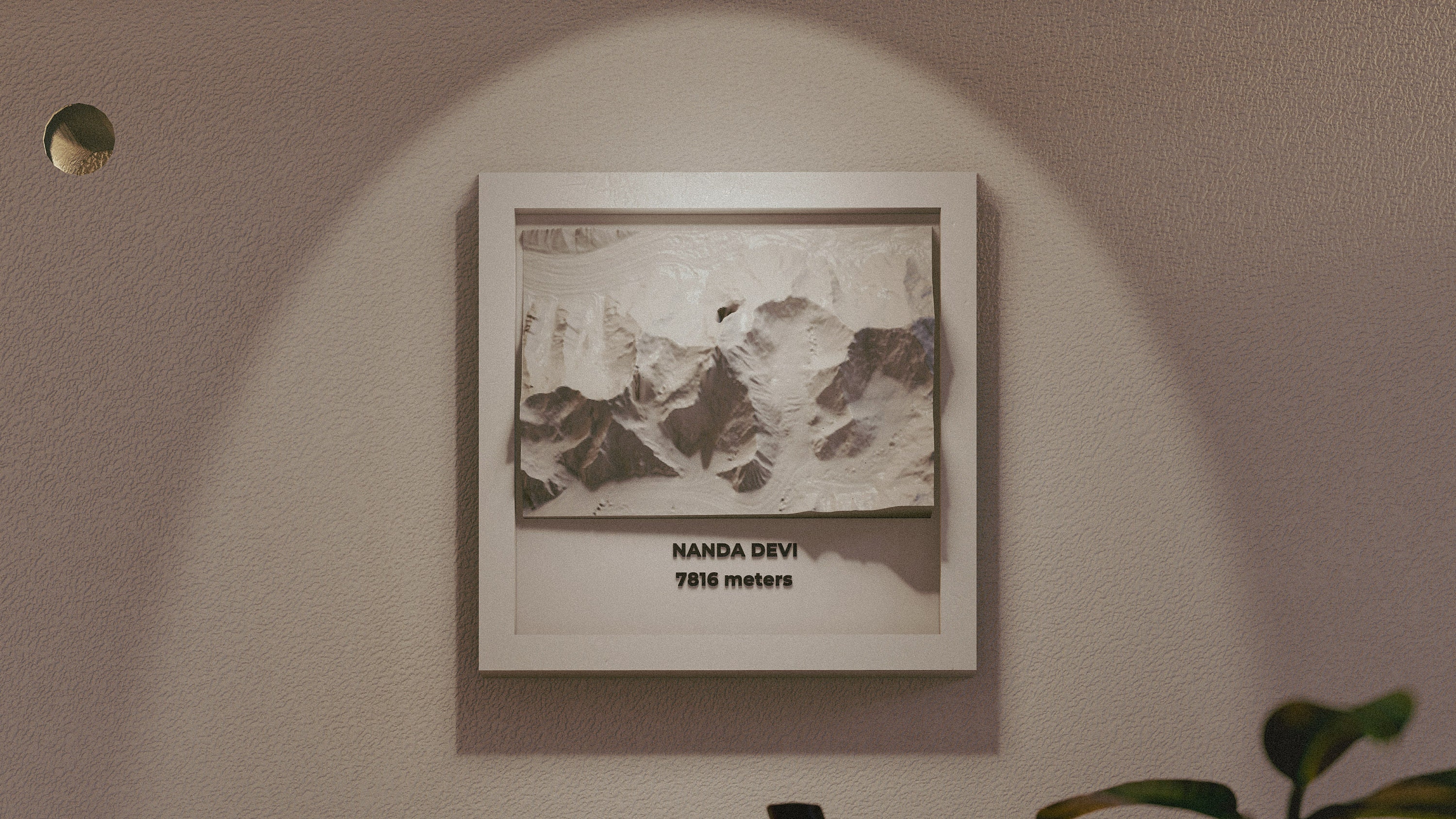 nanda-devi-india-bharat-3d-printed-topographic-map-model-etsy