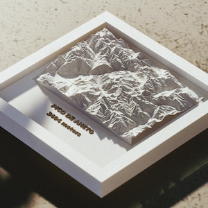 Pico De Aneto - Spain - EUROPE 3D STL 3D DIGITAL Downloadable Topographic Map Model - Hiking Gift - Topographical Wall Art - 3D Map Print