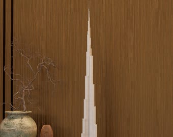 Modelo 3D del Burj Khalifa: réplica del rascacielos de Dubái de gran tamaño