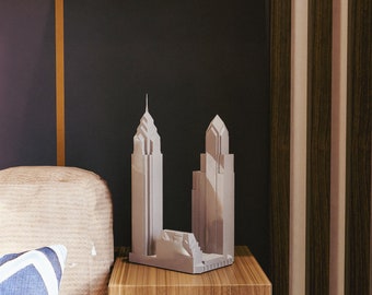 Modelo 3D Liberty Place - Modelo arquitectónico de la torre - Rascacielos de la ciudad - Modelo impreso en 3D del rascacielos
