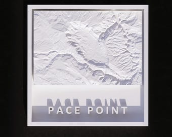 3D Printable Pace Point 3D Topographic Map – Lake Guntersville, Alabama (STL File)