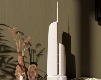 Federation Tower 3D Model: Moscow City Skyscraper Replica
