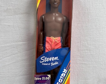 Steven Doll - SURF CITY STEVEN (Friend of Barbie) African American Doll 26423