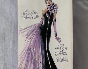 Barbie - Avon Exclusive - The Sterling Silver Rose by Bob Mackie 2001