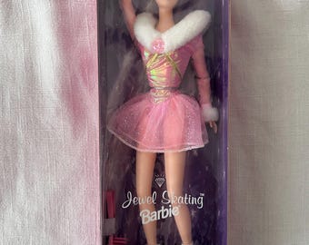 Jewel Skating Barbie Doll Blonde Walmart Special Edition 1998 Mattel 23239 NEW