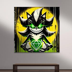 Super Sonic EXE Art Print