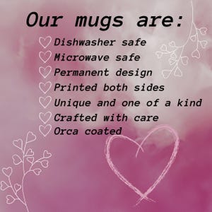 Owl be yours red and black orca coated 11 oz mug, Owl mug, Bird mug, Owl cup, Unique Owl mug, Gift mug, Valentines Owl mug, Owl heart mug image 7