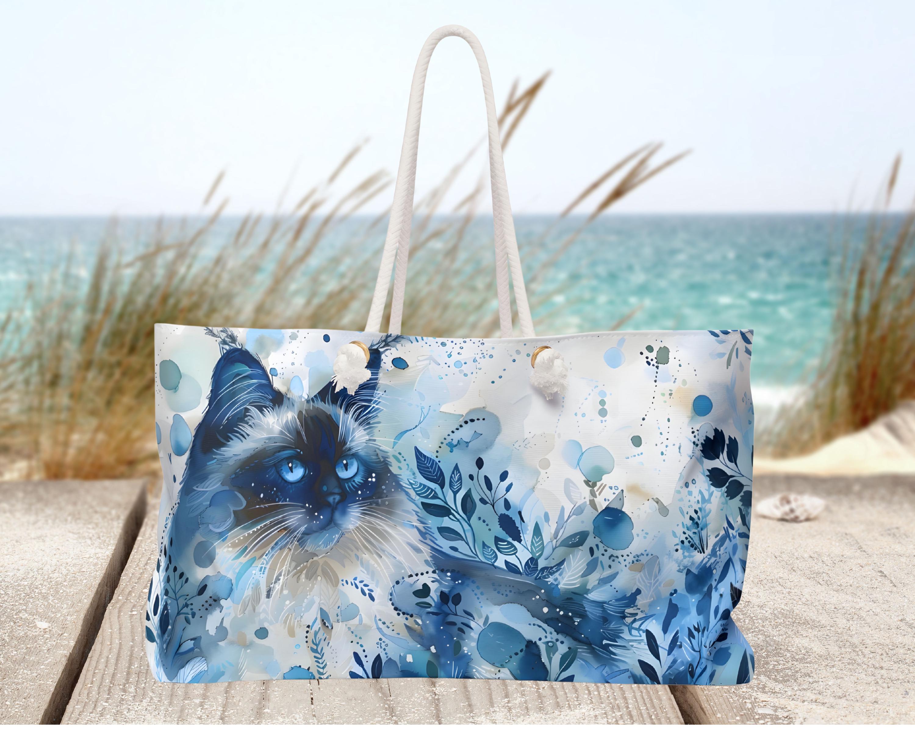 Ragdoll Weekender Bag, Cat Bag, Ragdoll Art Bag, Unique Ragdoll ...