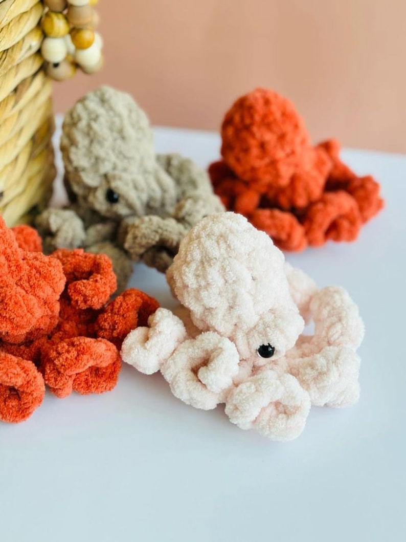 Otto the Octopus Crochet Pattern, Crochet, Octopus, ENGLISH, PDF Pattern zdjęcie 3