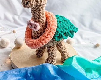 No-sew Crochet Luna the Llama PDF Pattern w/accessories, amigurumi, English