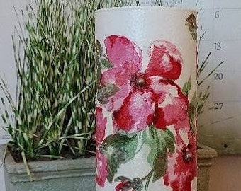 FLOWER VASE, Decorative Vase, Floral Vase, Glass Vase, Mother's Day Gift, Thank You Gift, Housewarming Gift, Vase For Flowers, Vase Gift