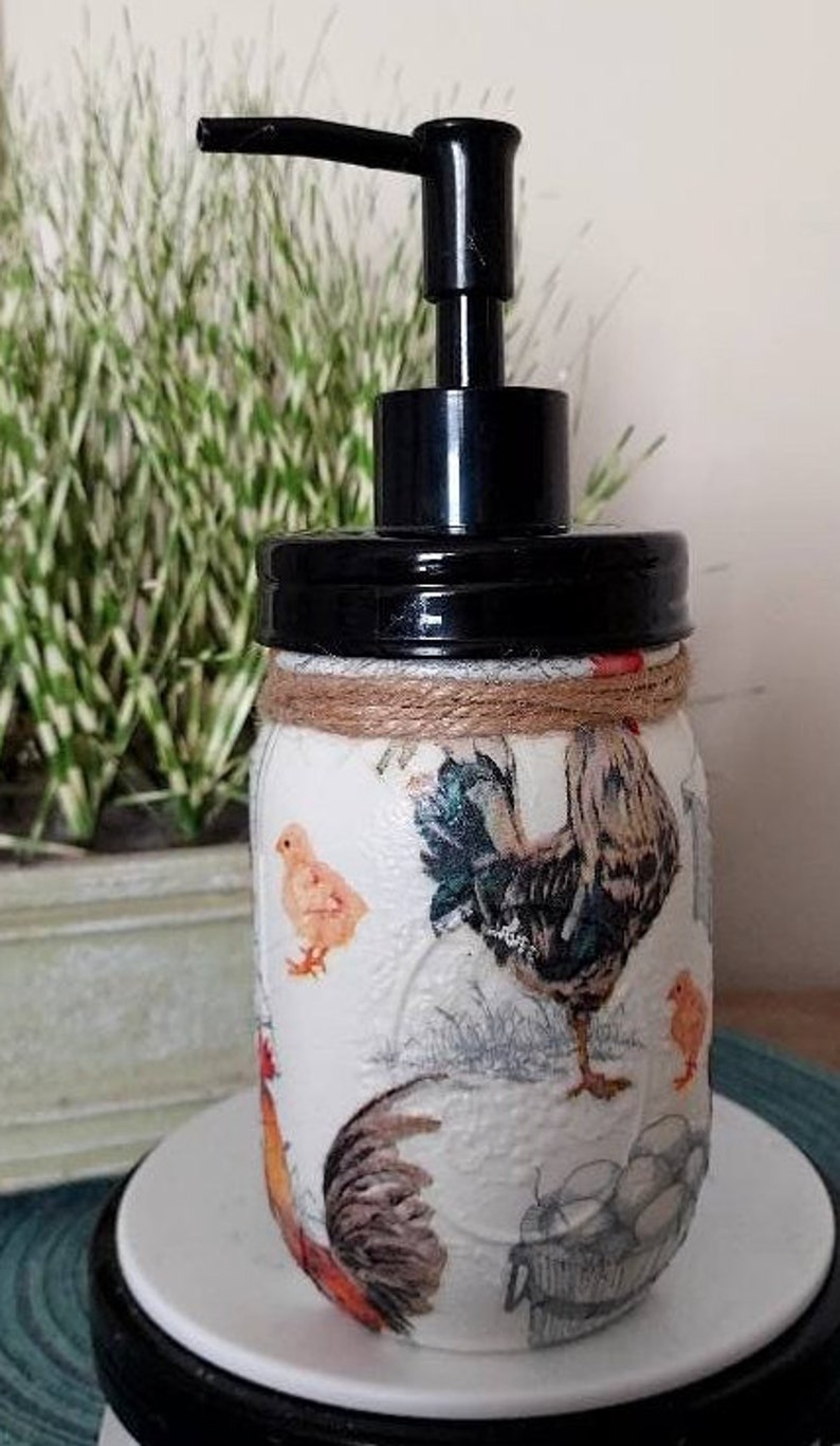 ROOSTER SOAP DISPENSER, Soap Dispenser, Sanitizer Dispenser, Rooster