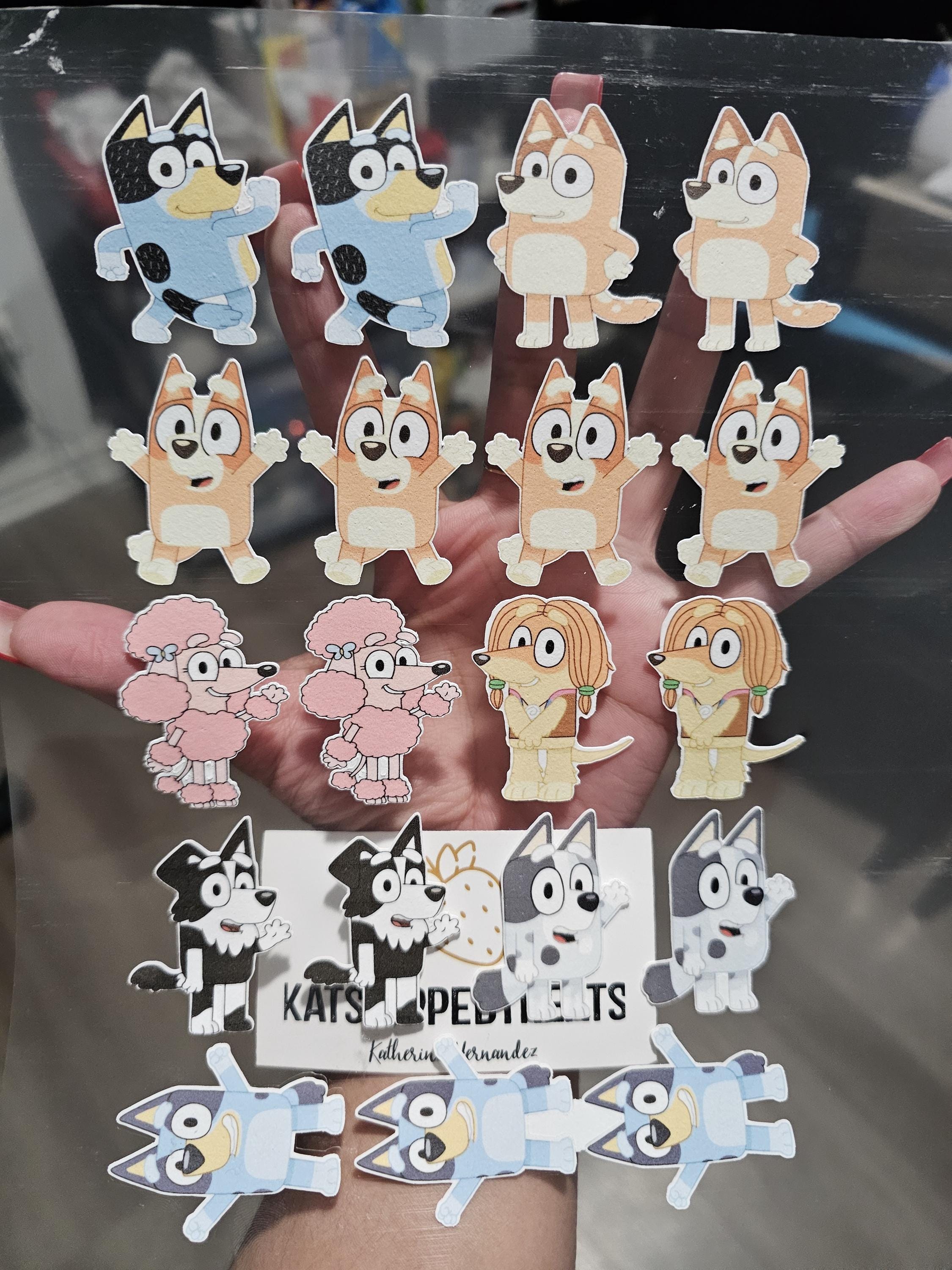 Mini Precut Bluey Toppers