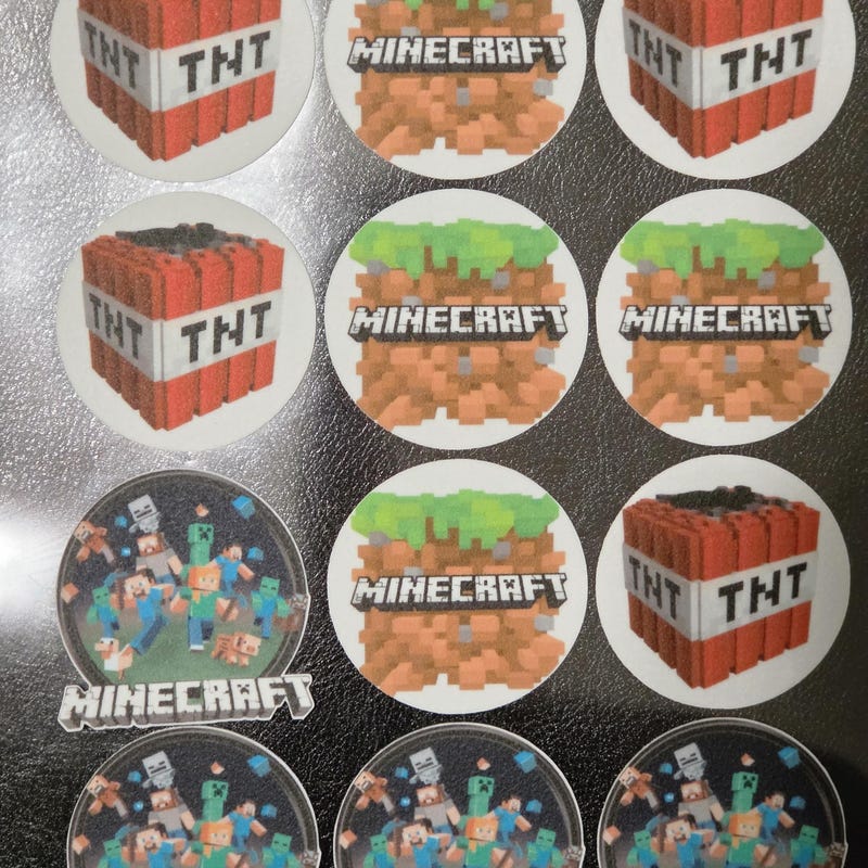 Mine Crafts Edible Image - Etsy