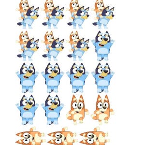 Bluey edible images precut