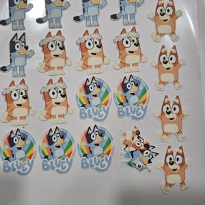 bluey and bingo edible images