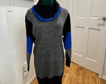 striped dress blue white Blue Stripe Contrast Trim Round Neck Short Puff Sleeve Shift Mini Dress