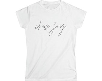 Choose Joy Women's T-shirt, Christian Clothing, Christian Tshirt