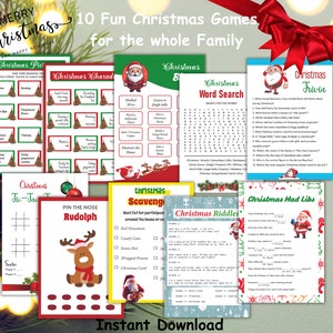 10 divertenti giochi di Natale per tutta la famiglia Giochi di celebrazione delle vacanze per bambini e adulti Attività natalizie all'interno e all'esterno