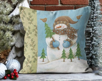 Snowman Christmas Pillows On Amazon Christmas Tree And Snowman