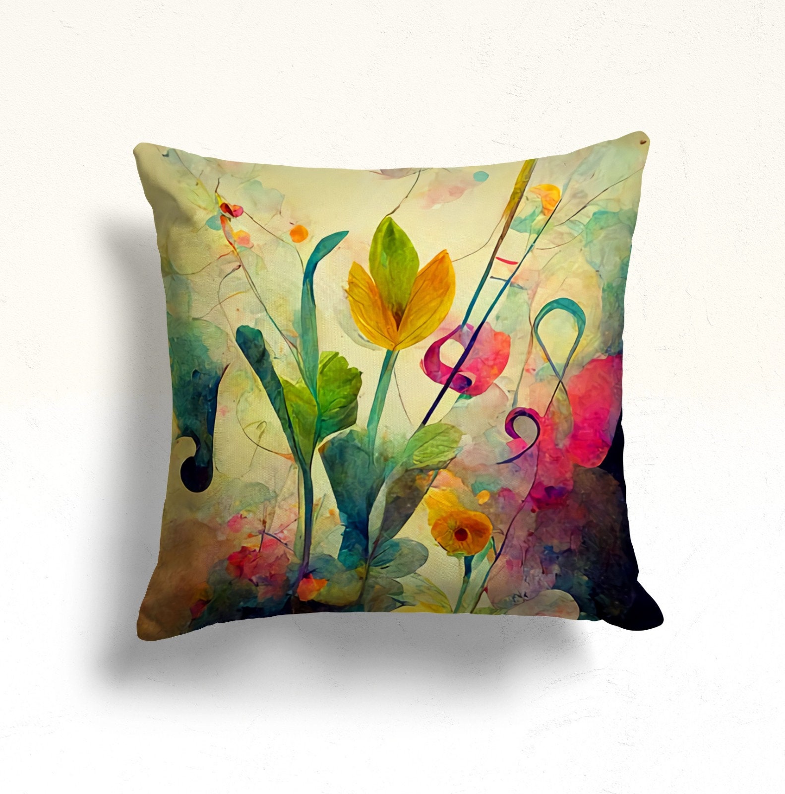 Stunning Colorful Floral Pillow Cases Magical Pillow Covers - Etsy