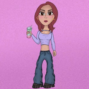 Custom cartoon character