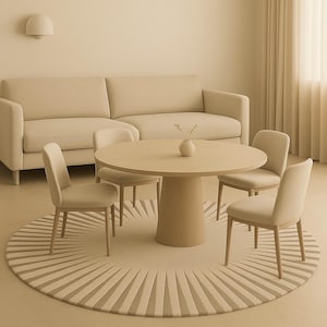 Circle Rug Hand Tufted Woollen Carpet Modern Design Collection for Grey Color 4x4, 5x5, 6x6, 7x7, 8x8, 9x9,Ft Living Room Contemporary Rugs