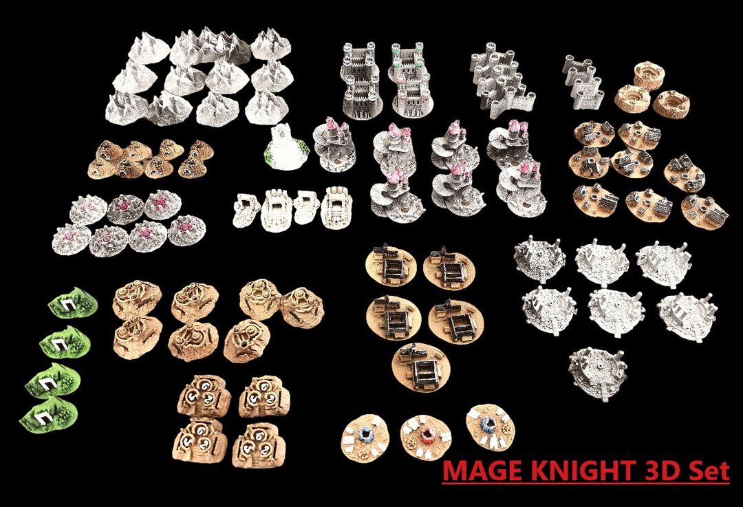 Mage Knight 3D Set - Etsy Australia