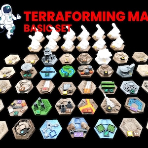 Terraforming Mars – Ares Fan Made 3D Set – Jeu De Société – Neuf