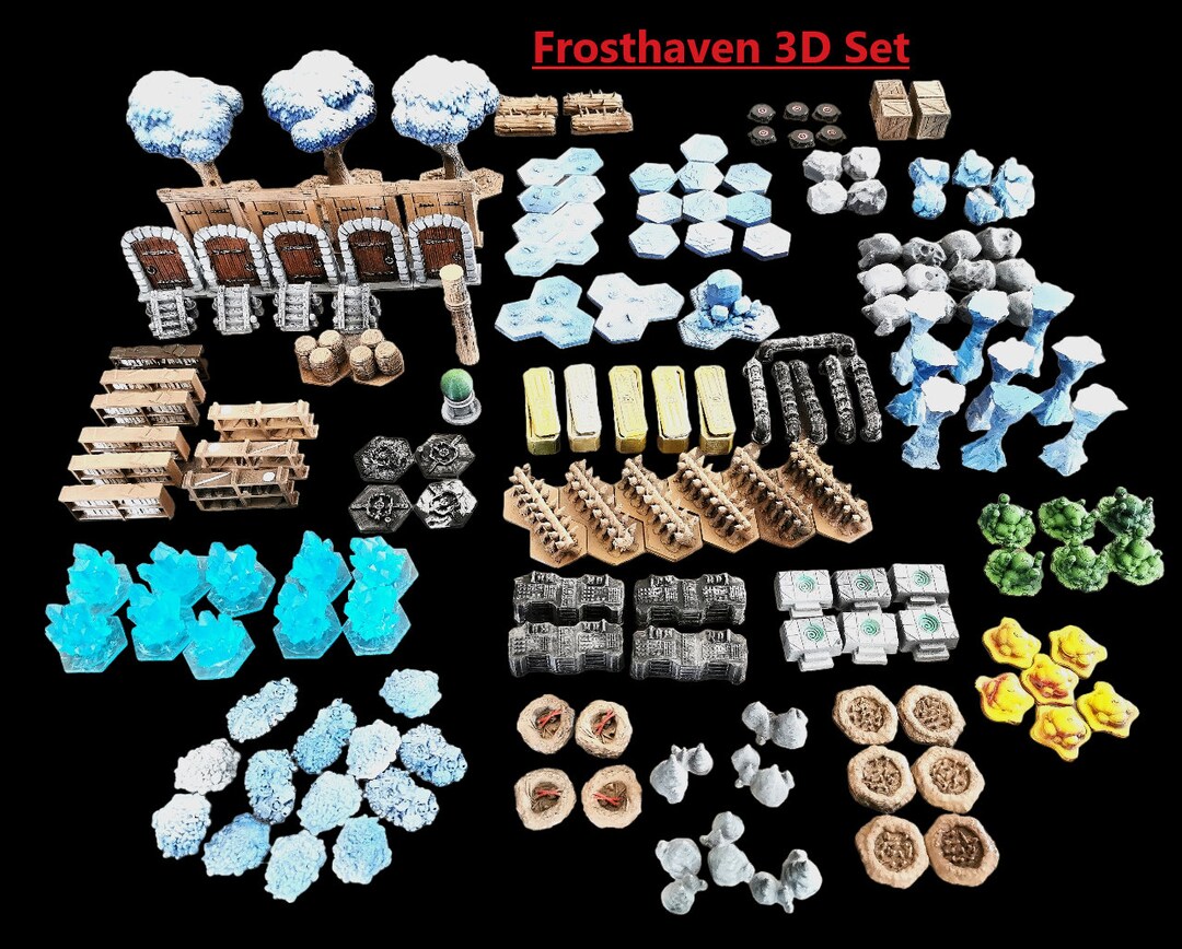 Frosthaven 3D Set Etsy