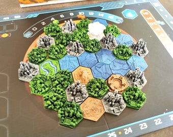 Terraforming Mars Dice 3D Set