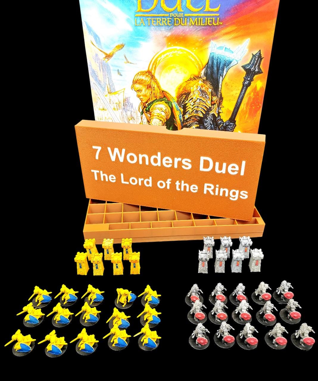 Game Improvement Kit: 7 Wonder Duel the Lord of the Rings - Duel
