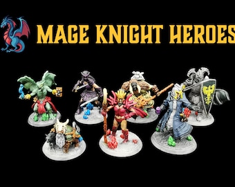 Mage Knight Heroes Alternative - Etsy Mage Knight Heroes Alternative - Etsy