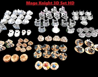 Mage Knight 3D Set High Quality