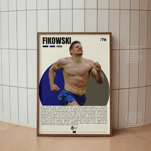 Brent Fikowski Poster, Crossfit Poster, Crossfit Games Posters, Motivational Sports Poster, Crossfit Wall Art, Sports Bedroom Posters
