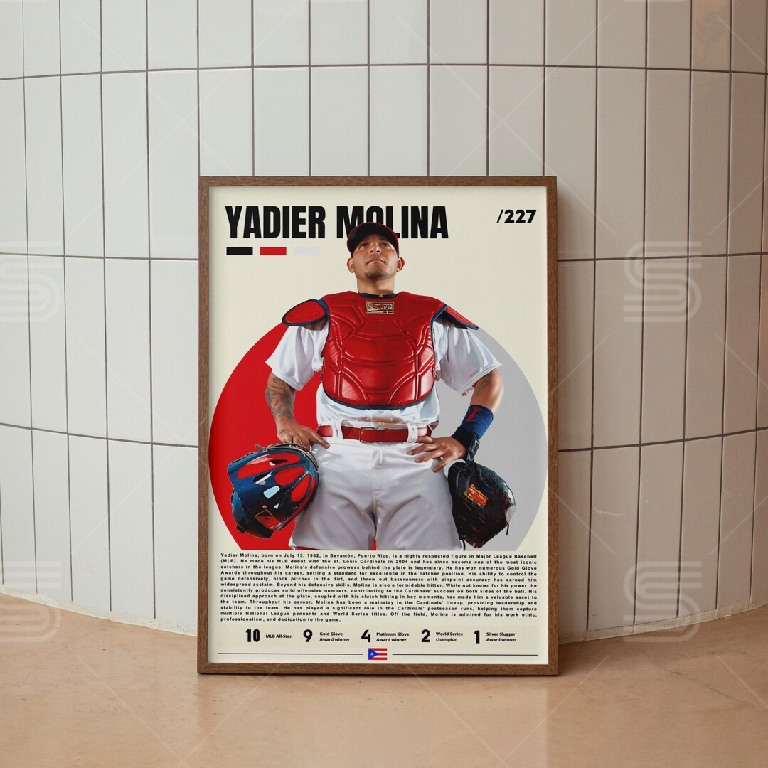 Yadier Molina Poster, Baseball Digital Posters, Baseball Legend Prints,  Sports Poster, Baseball Player Gift, Baseball Wall Art - Etsy, image size:1080x1080