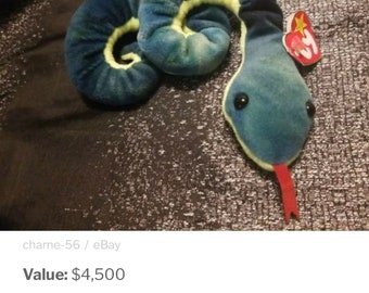 Hissy the snake, beanie baby