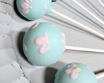 Spring Flowers Cake Pops