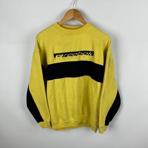 Reebok Vintage Sweatshirt Size Small Big Logo Baggy Fit 90s