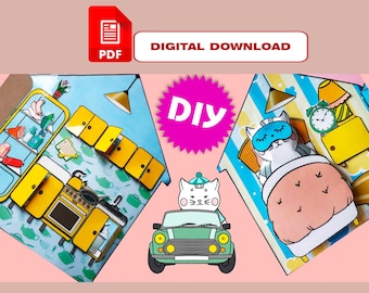 Paper Princess Dresses. Paper Doll House. Busy Book. Quiet Book. Cut Out Paper Doll. DIY Busy ...