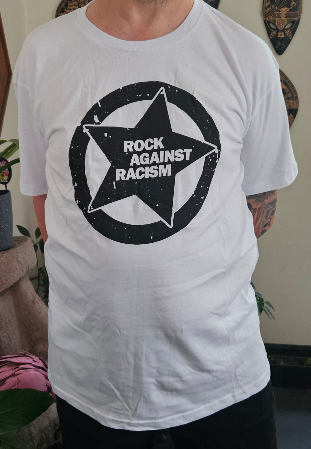Rock Against Racism T-shirt Classic Logo - Etsy Australia