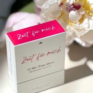 Stella & Soul Zeit für Mich Kartenset mit 52 Me-Time Ideen. Inspirierende Solo-Dates für mehr Selbstliebe und Momente der Selbstfürsorge.