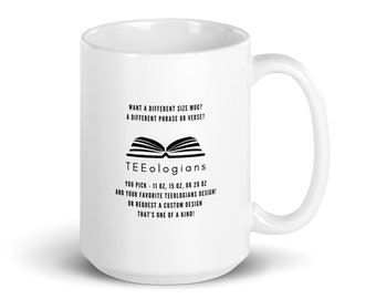 Custom White Glossy Mug: Personalized Design, 11oz/15oz/20oz