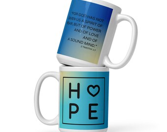 HOPE Coffee Mug | Inspirational Bible Verse Gift