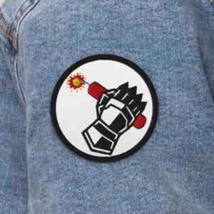 DCC War Gauntlet Embroidered Patch | DCC Inspired 3 Inch Iron On Patch | LitRPG Fan Gift