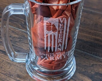 Military Veteran Beer Mug