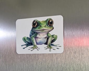 Cute Frog Magnet: Vibrant Refrigerator Decor