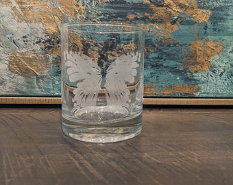 Butterfly Lover Glass Set – Laser‑Engraved Butterfly Design
