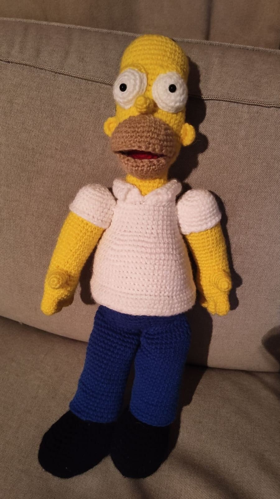 Crocheted Homer Simpson - Etsy